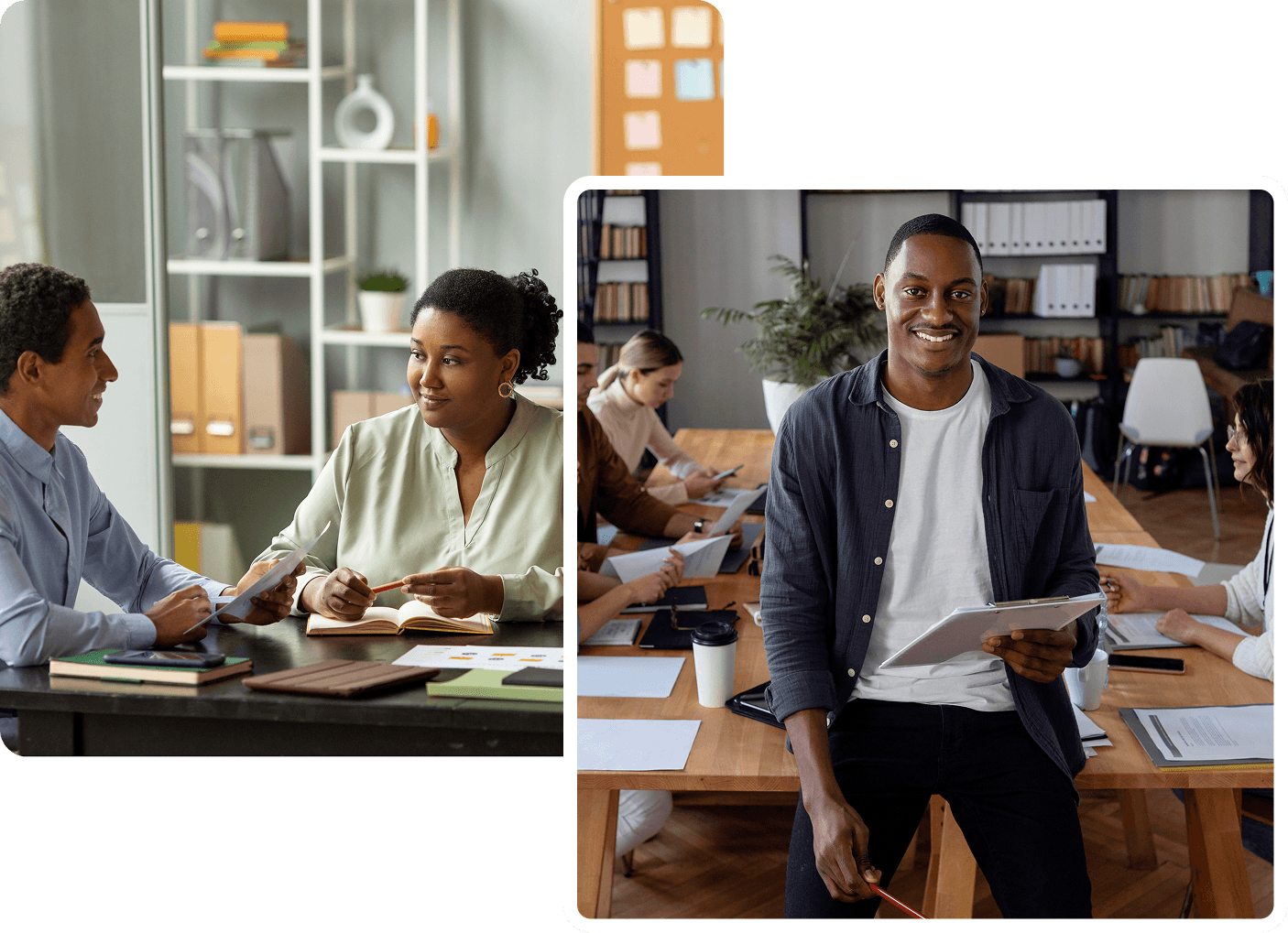 Rising Stars Employment Services team in office environment